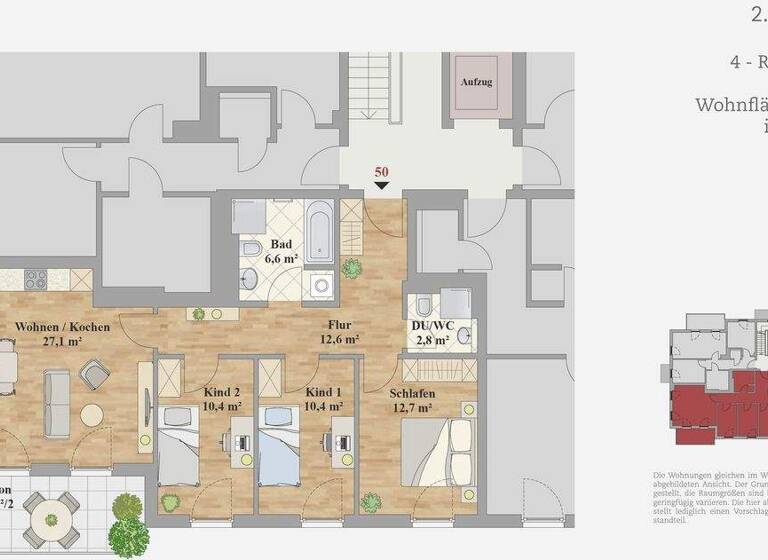 Wohnung zum Kauf 591.200 € 4 Zimmer 87,2 m² 2. Geschoss Leubnitz-Neuostra Dresden 01219
