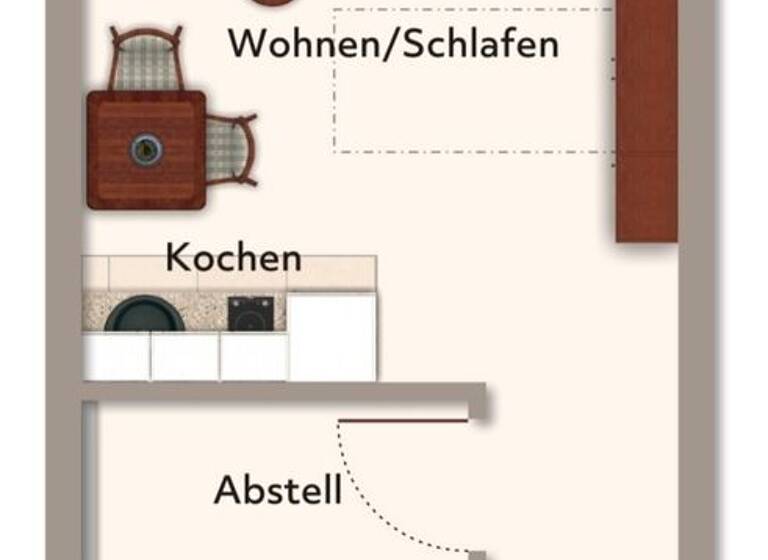 Studio zum Kauf 109.000 € 1 Zimmer 31 m² Drewitz Potsdam 14480