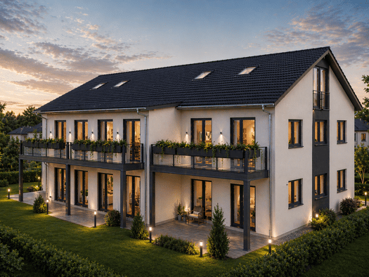 Wohnung zum Kauf - Erstbezug provisionsfrei 281.300 € 2 Zimmer 72 m² 1. Geschoss Roding Roding 93426
