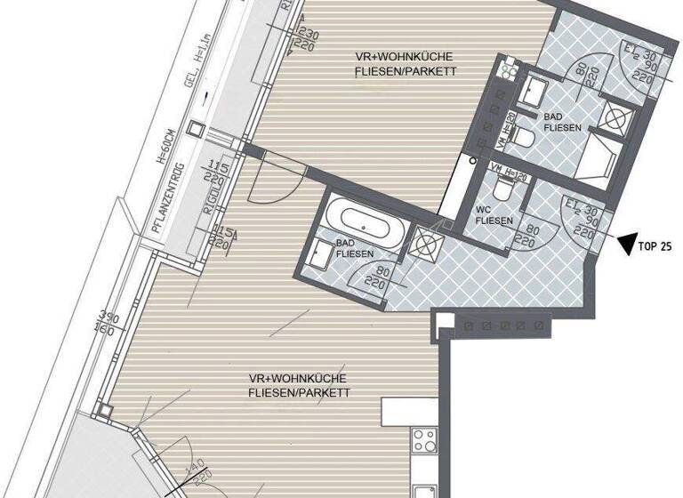 WG-Zimmer zum Kauf 489.000 € 2 Zimmer 83,3 m² Wien 1190