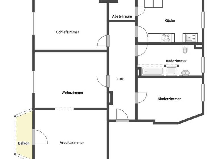 Wohnung zum Kauf 115.000 € 4 Zimmer 99,6 m² 3. Geschoss Heppens Wilhelmshaven 26382