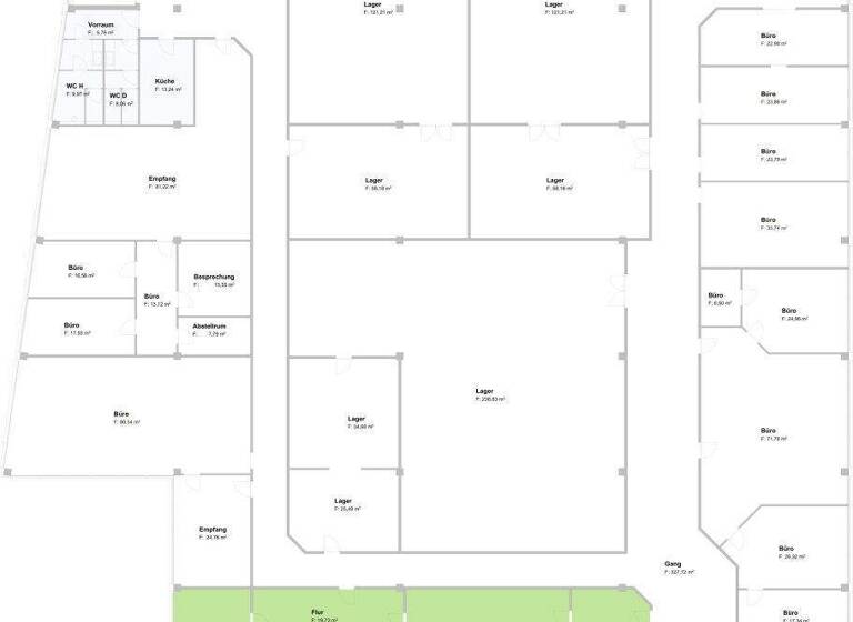 Bürofläche zur Miete 8,91 € 196,5 m² Bürofläche Mayrwiesstraße Hallwang 5300