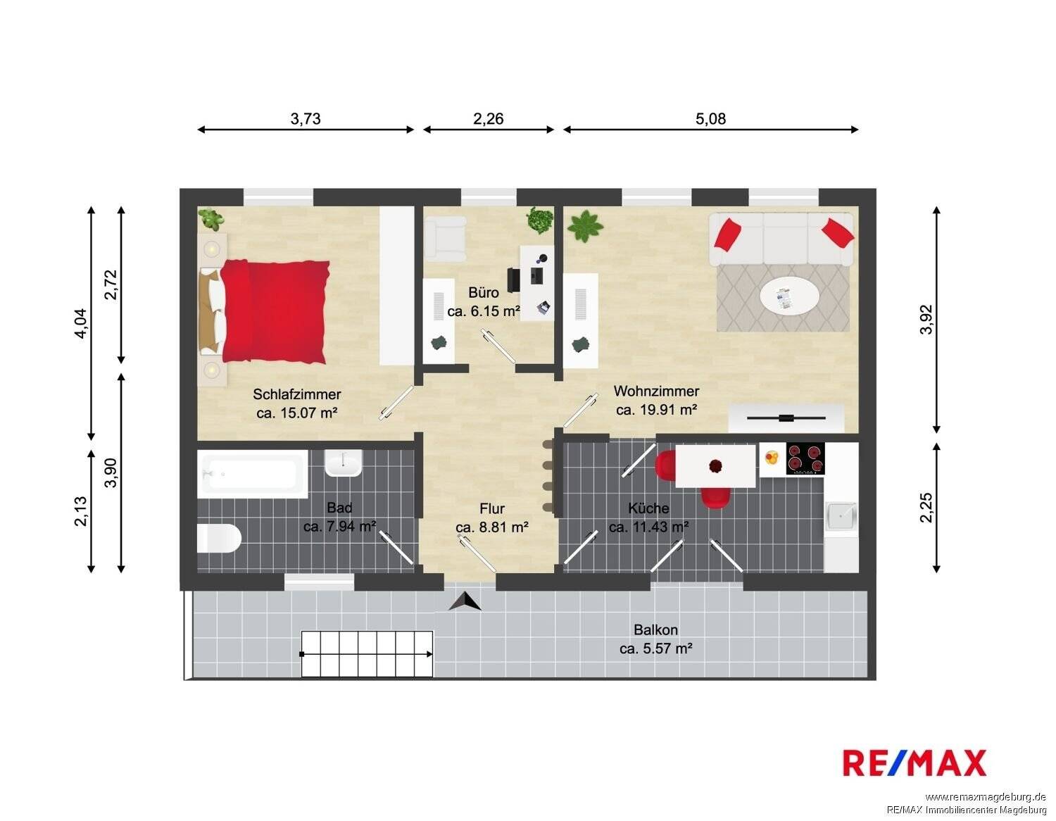 Wohnung zum Kauf 63.800 € 3 Zimmer 74,9 m²<br/>Wohnfläche Lemsell Calvörde 39345
