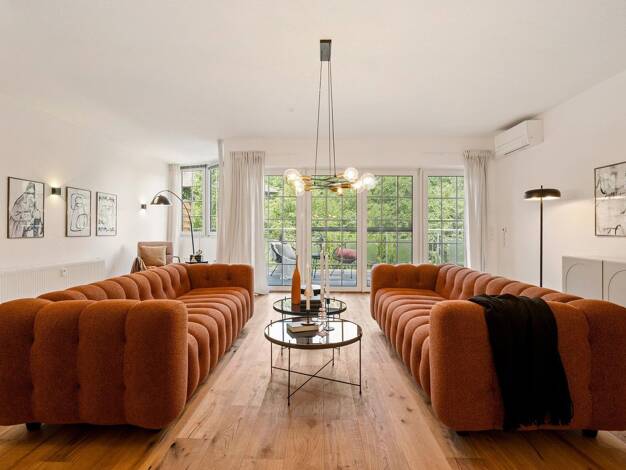 Terrassenwohnung zum Kauf provisionsfrei 489.000 € 4 Zimmer 159 m² EG Bensheimer Straße 1 Lorsch 64653
