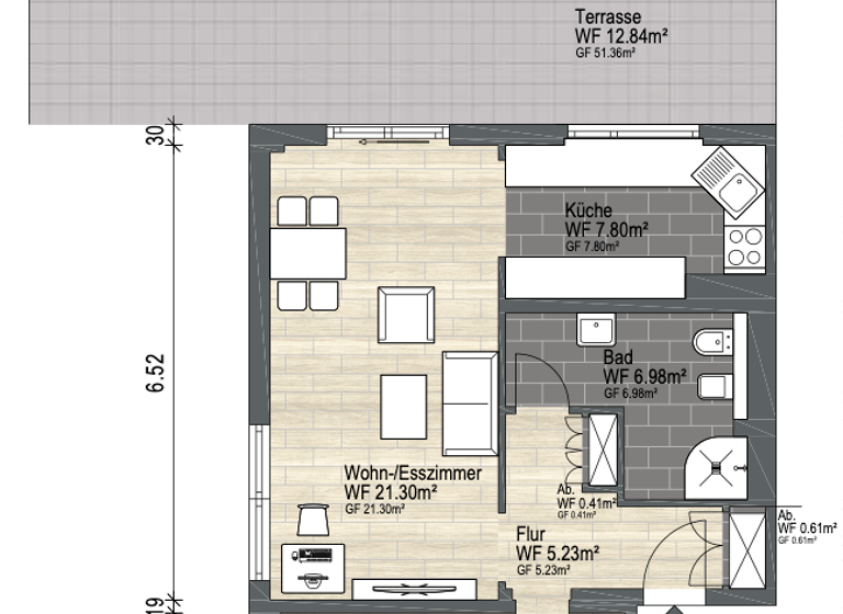 Wohnung zum Kauf 125.000 € 2 Zimmer 70 m² Detmerode 38444