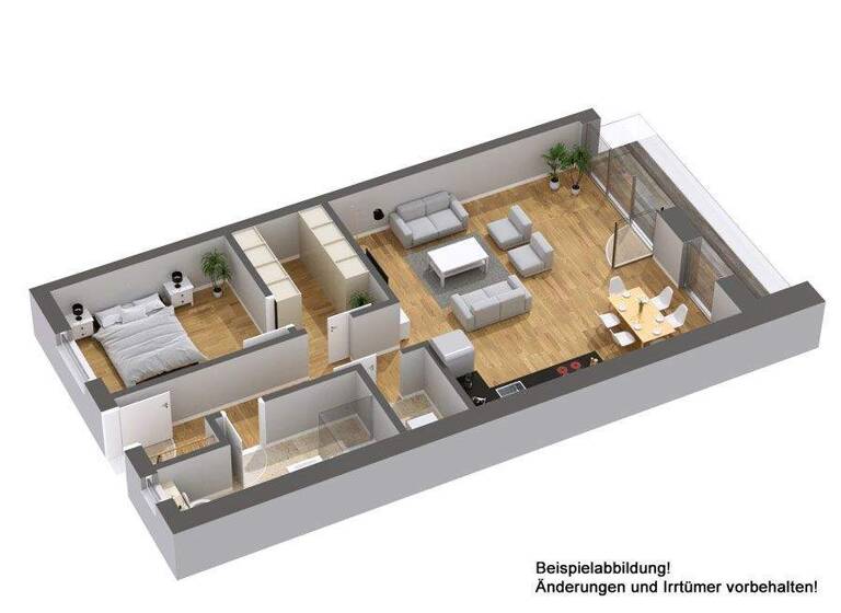 Wohnung zur Miete 730 € 2 Zimmer 67,1 m² 3. Geschoss Bienenbüttel 29553