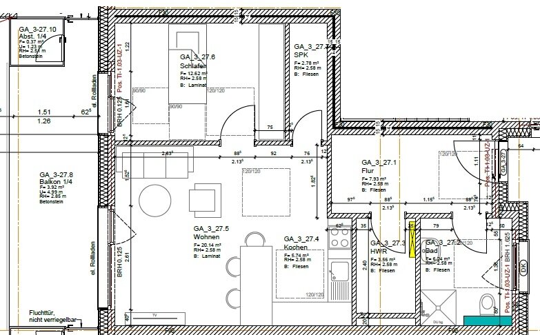 Wohnung zur Miete 900 € 2 Zimmer 68 m²<br/>Wohnfläche 3.<br/>Geschoss Meerkamp Oldenburg 26133