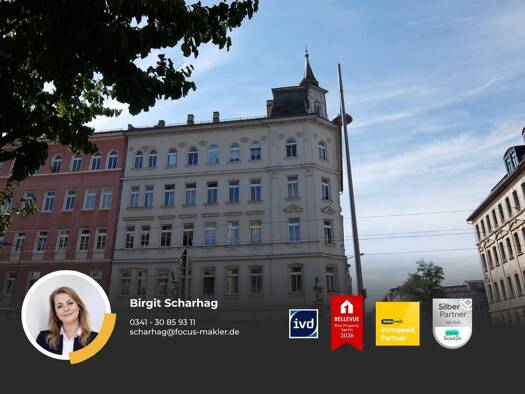 Wohnung zur Miete 626 € 2 Zimmer 58,7 m² 4. Geschoss frei ab 01.11.2026 Könneritzstraße 60 Schleußig Leipzig 04229
