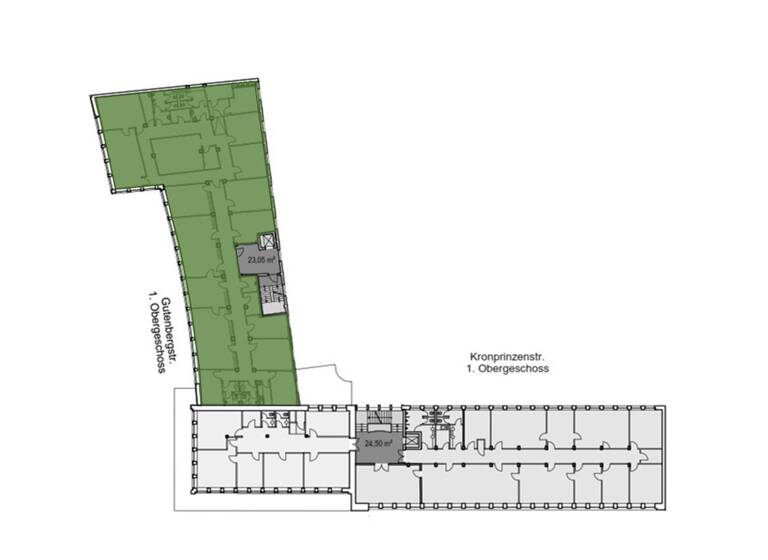 Bürofläche zur Miete provisionsfrei 12 € 568 m² Bürofläche teilbar ab 568 m² Südviertel Essen 45128
