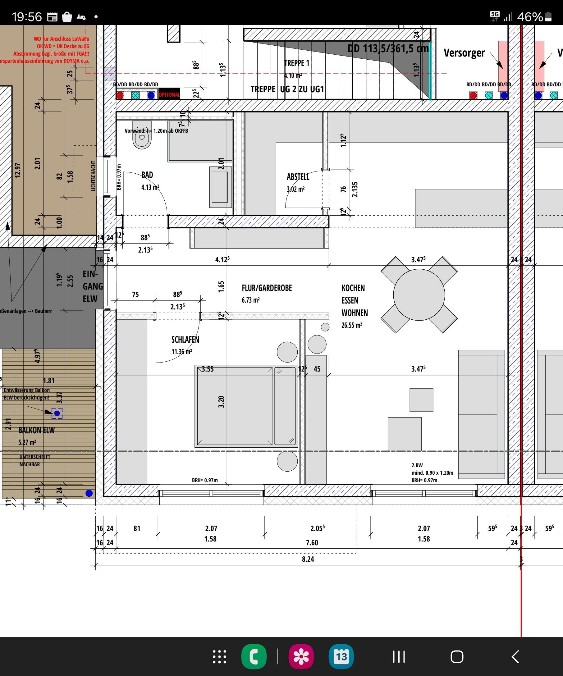 Wohnung zur Miete 715 € 2 Zimmer 53 m²<br/>Wohnfläche EG<br/>Geschoss Im Geispfad 18a Kobern Kobern-Gondorf 56330