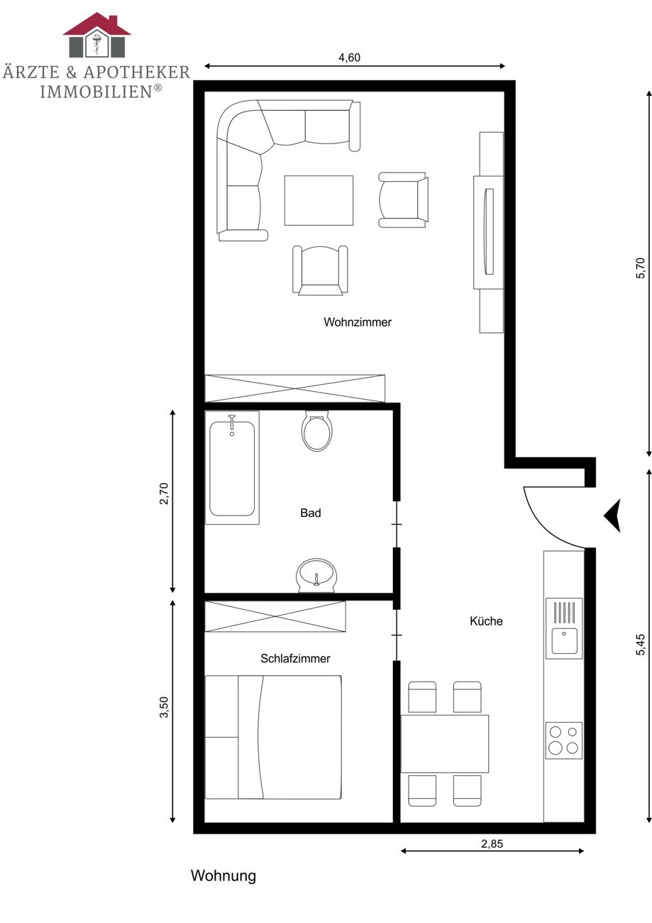 Wohnung zum Kauf 498.000 € 2 Zimmer 66 m²<br/>Wohnfläche Scharbeutz Scharbeutz 23683