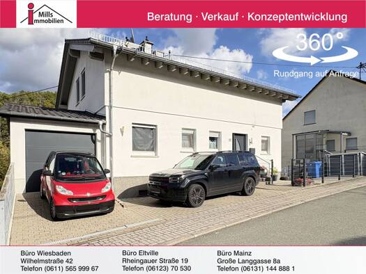 Einfamilienhaus zum Kauf 598.000 € 7 Zimmer 190 m² 636 m² Grundstück Obergladbach Schlangenbad 65388