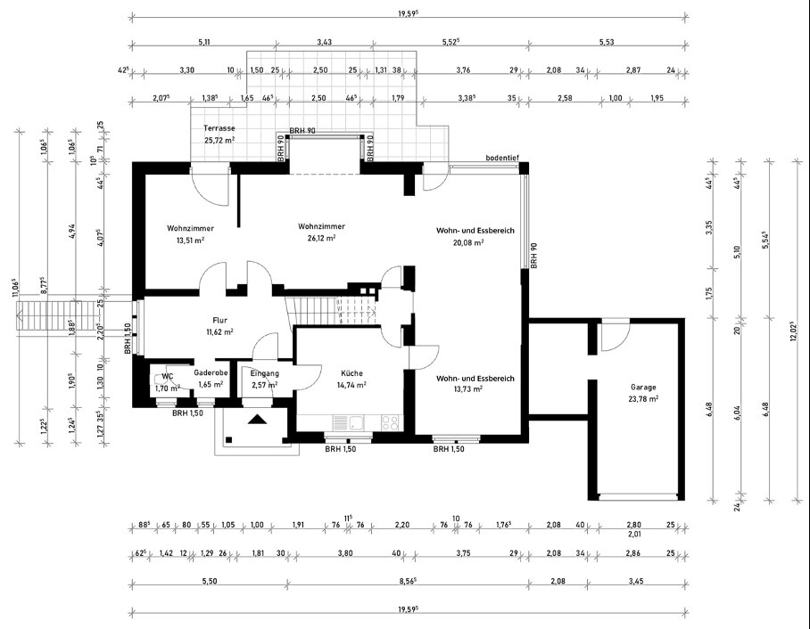 Einfamilienhaus zur Miete 3.300 € 7 Zimmer 203 m²<br/>Wohnfläche 800 m²<br/>Grundstück Rüngsdorf Bonn / Rüngsdorf 53179