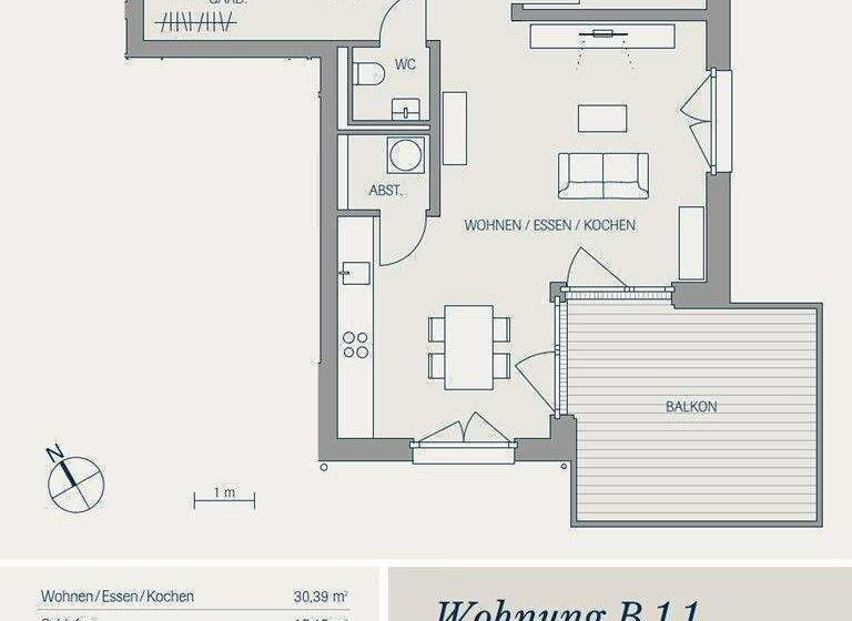 Wohnung zum Kauf - Neubau provisionsfrei 764.800 € 3 Zimmer 87,9 m² 1. Geschoss frei ab sofort Bundesstraße Zarten Kirchzarten 79199