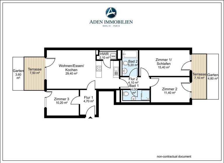 Wohnung zur Miete 2.850 € 4 Zimmer 96 m² EG Stallschreiberstraße 21 Kreuzberg Berlin 10179