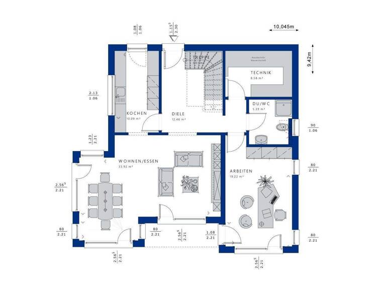 Einfamilienhaus zum Kauf 1.461.260 € 5 Zimmer 172 m² 615 m² Grundstück Kasernenviertel Regensburg 93053