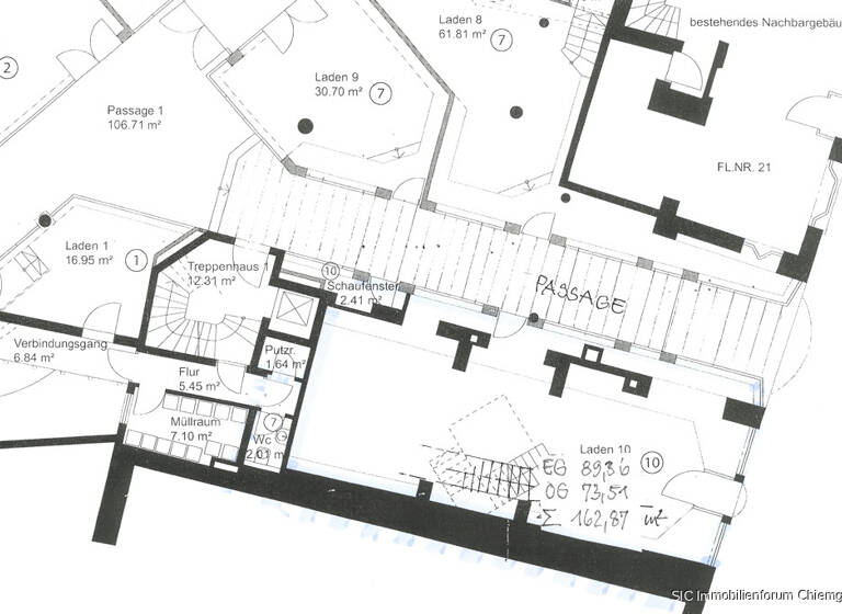 Verkaufsfläche zur Miete 1.900 € 163 m² Verkaufsfläche Traunstein 83278