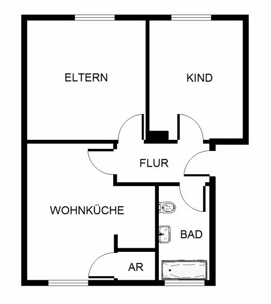 Wohnung zur Miete 573 € 2 Zimmer 59,2 m²<br/>Wohnfläche 1.<br/>Geschoss 21.01.2025<br/>Verfügbarkeit Fontanestr. 37 Süd / Stadtbezirk 121 Ludwigshafen 67061