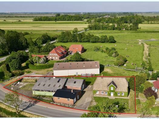 Einfamilienhaus zum Kauf 195.000 € 8 Zimmer 200 m² 1.659 m² Grundstück Oldenswort 25870