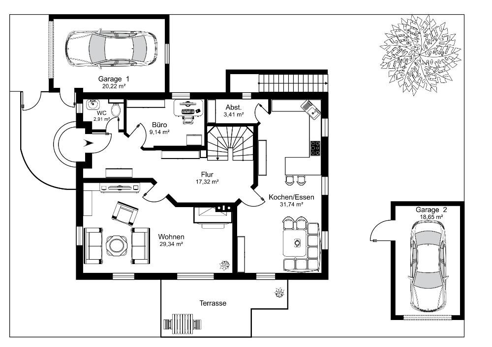 Einfamilienhaus zum Kauf 995.000 € 7 Zimmer 195 m²<br/>Wohnfläche 511 m²<br/>Grundstück Pfaffing 83539