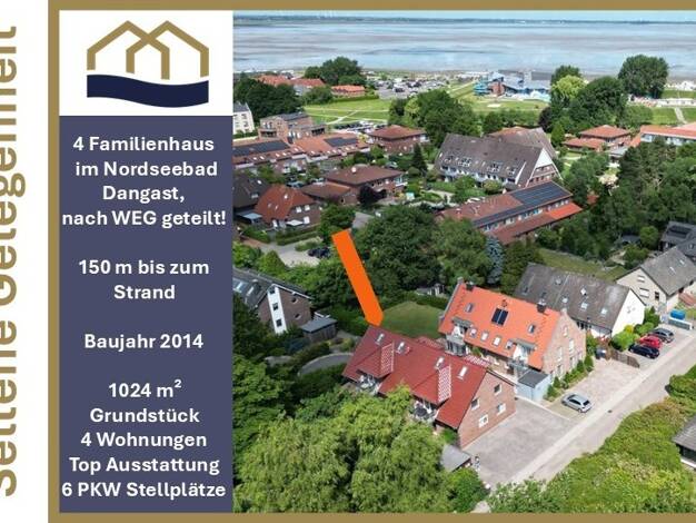 Mehrfamilienhaus zum Kauf 800.000 € 13 Zimmer 335,2 m² 1.024 m² Grundstück Störtebeker Straße 6 Dangast Varel 26316