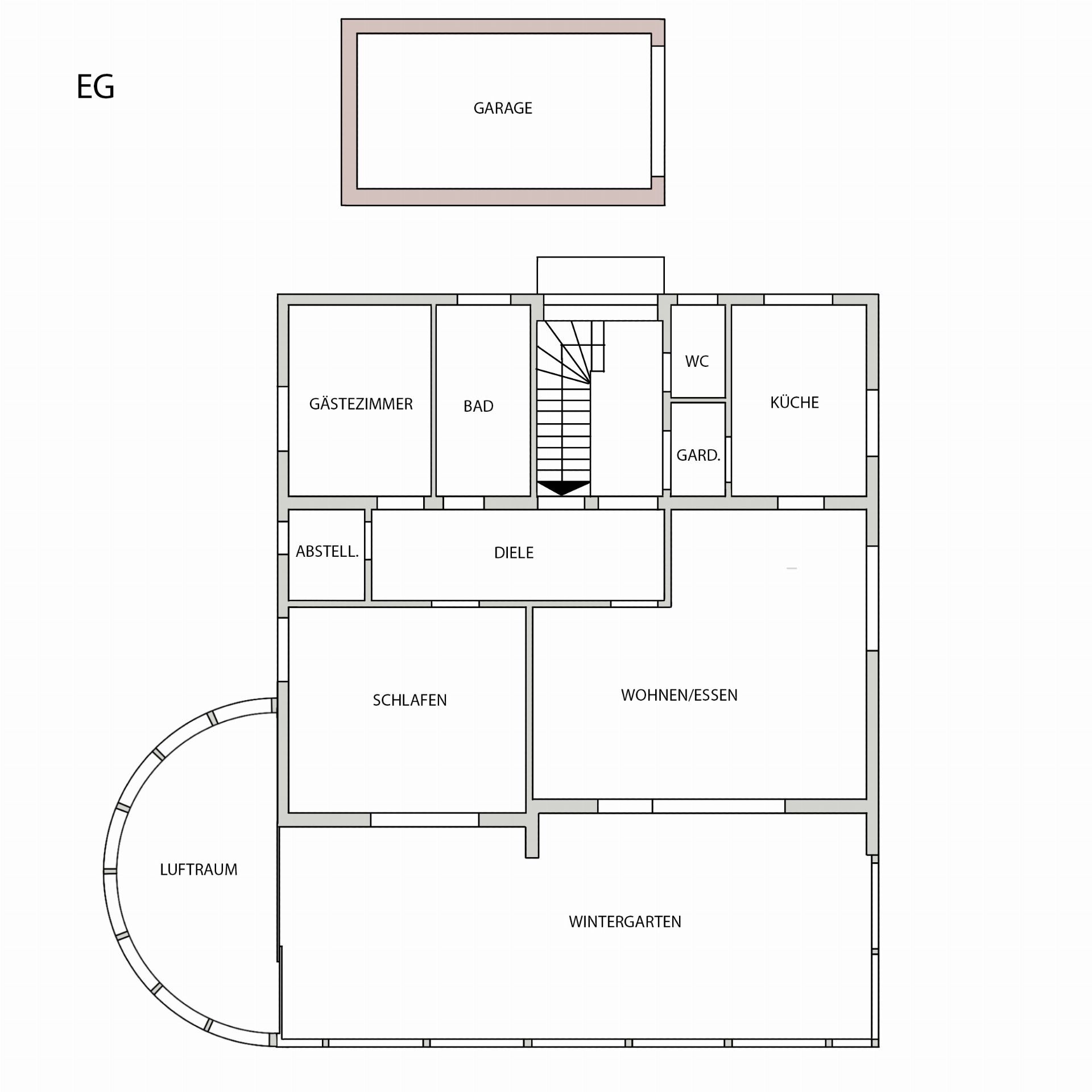 Einfamilienhaus zum Kauf 555.000 € 9 Zimmer 260 m²<br/>Wohnfläche 1.070 m²<br/>Grundstück ab sofort<br/>Verfügbarkeit Wiesenstraße 29 Sigmarswangen Sulz am Neckar 72172