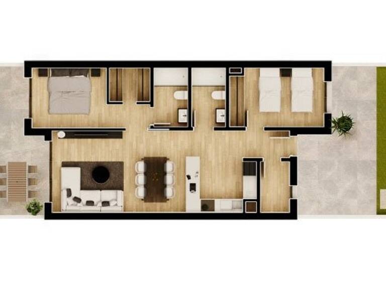 Wohnung zum Kauf - Erstbezug provisionsfrei 230.000 € 3 Zimmer 137 m² Orito 03679