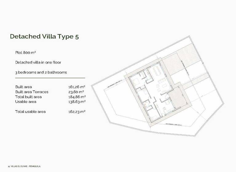 Villa zum Kauf provisionsfrei 429.000 € 4 Zimmer 161 m² 800 m² Grundstück Sector El Olivar Penaguila 03815