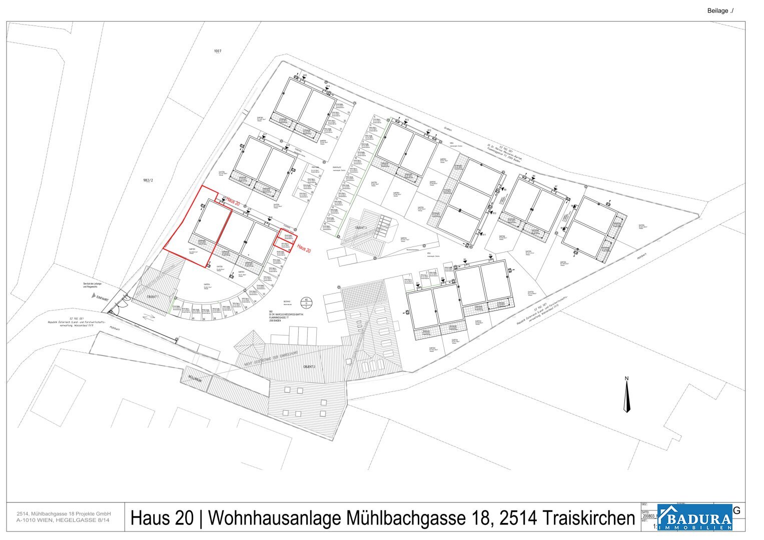 Reihenmittelhaus zum Kauf provisionsfrei 473.828 € 4,5 Zimmer 114 m²<br/>Wohnfläche 205,4 m²<br/>Grundstück Traiskirchen 2514