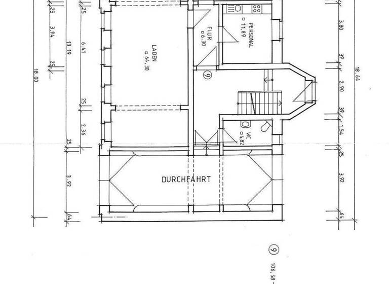 Wohnung zur Miete 500 € 4 Zimmer 106,6 m² EG frei ab sofort Fürstenstrasse 43 Sonnenberg Chemnitz 09130
