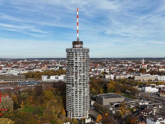 Wohnung zum Kauf 220.000 € 1 Zimmer 34 m² 23. Geschoss frei ab sofort Antonsviertel Augsburg 86159