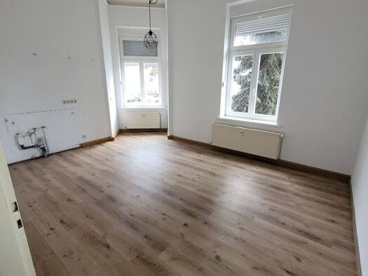 Wohnung zur Miete 400 € 1 Zimmer 56 m² Geschoss EG/3 frei ab sofort Rathenaustraße 8 Leutzsch Leipzig 04179