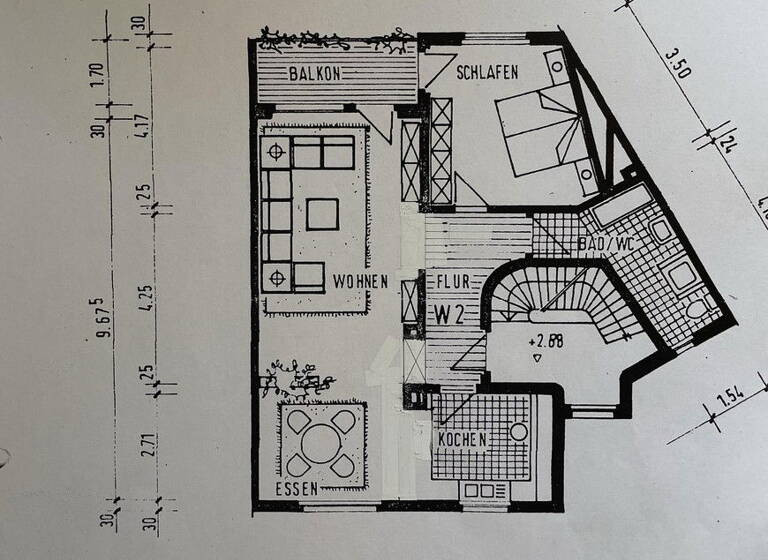 Wohnung zur Miete 1.250 € 2 Zimmer 81 m²<br/>Wohnfläche 1.<br/>Geschoss Parkstraße 47 Süd Ludwigshafen 67061