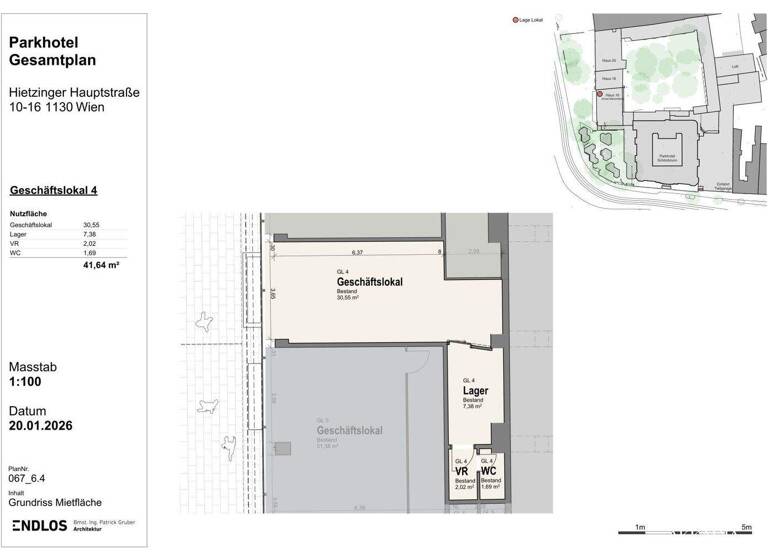 Ladenfläche zur Miete 65 € 1,5 Zimmer Wien,Hietzing 1130