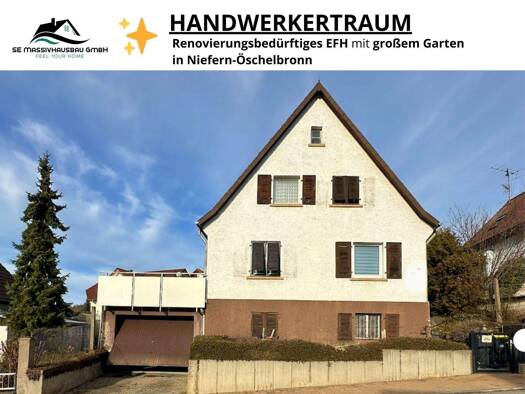 Einfamilienhaus zum Kauf 369.000 € 6 Zimmer 159 m² 853 m² Grundstück Öschelbronn Niefern-Öschelbronn 75223