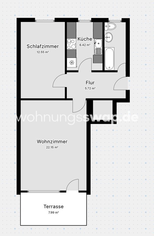 Studio zur Miete 450 € 2 Zimmer 56 m²<br/>Wohnfläche EG<br/>Geschoss Schöneberg 10783