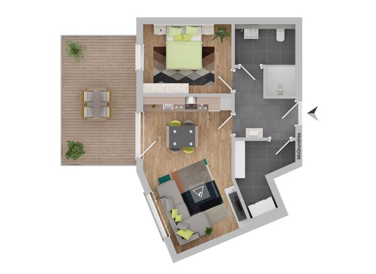 Wohnung zum Kauf provisionsfrei 220.000 € 2 Zimmer 56,9 m² frei ab 30.01.2027 Nackenbergstraße 37 Uelsen 49843