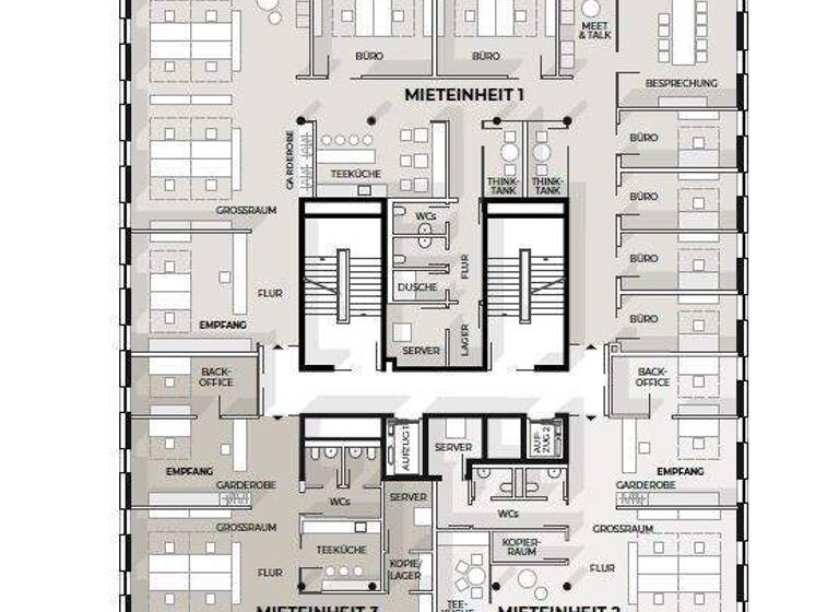 Praxisfläche zur Miete provisionsfrei 294,5 m² Bürofläche Nordostbahnhof Nürnberg 90491