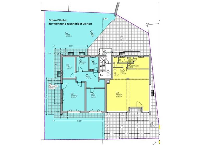 Wohnung zum Kauf provisionsfrei 380.000 € 3 Zimmer 91,8 m² frei ab sofort Harthauser Str. 72 Bad Aibling 83043