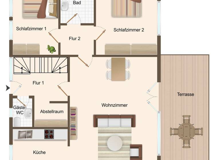 Einfamilienhaus zum Kauf 235.000 € 5 Zimmer 160 m² 491 m² Grundstück Hunnebrock Bünde 32257