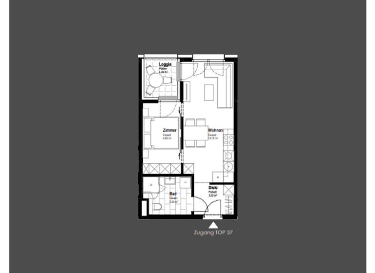 Wohnung zum Kauf 213.500 € 2 Zimmer 37,2 m² 2. Geschoss Schwechat 2320