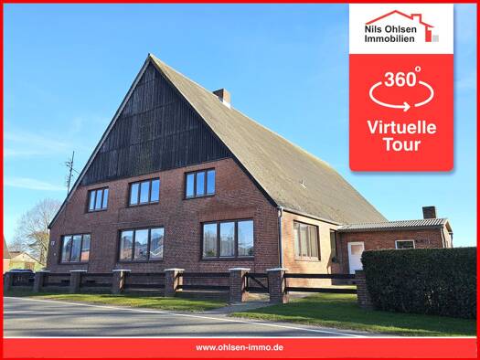 Einfamilienhaus zum Kauf provisionsfrei 369.000 € 6 Zimmer 560 m² 6.100 m² Grundstück frei ab sofort Dörpstraat 30 Westermoor Westermoor 25597