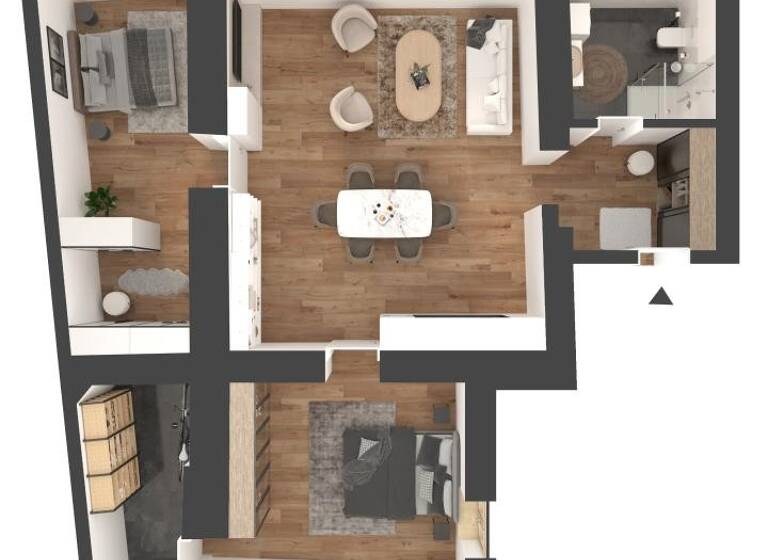 Wohnung zum Kauf - Erstbezug 495.000 € 3 Zimmer 89,1 m² 1. Geschoss Bad Aussee 8990