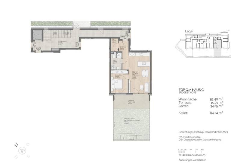 Wohnung zum Kauf 455.000 € 2 Zimmer 53,5 m² EG St. Lorenz 5310