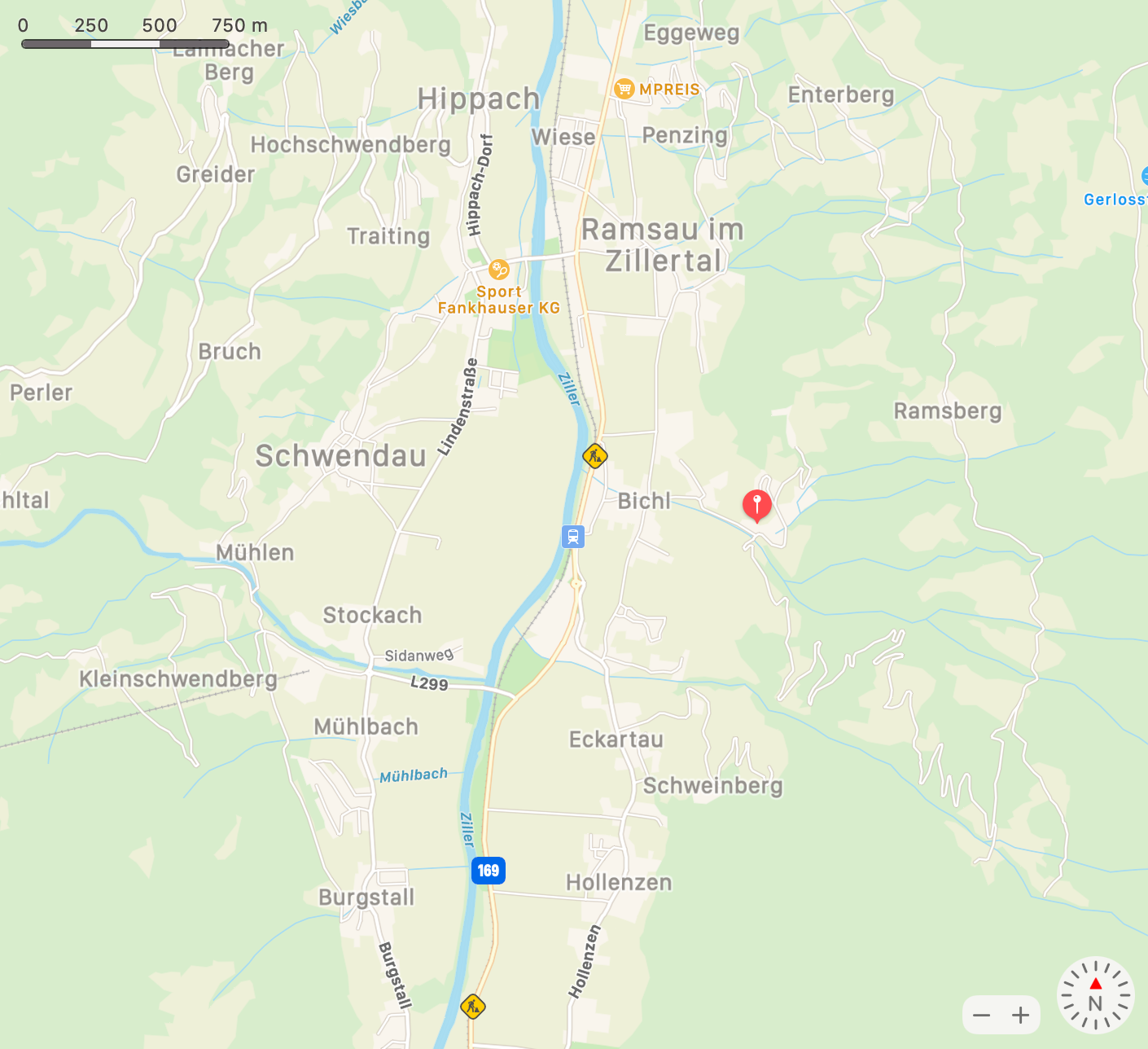 Grundstück zum Kauf provisionsfrei 503 m²<br/>Grundstück Bichl 600 Ramsau im Zillertal 6284