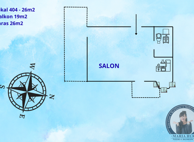 Studio zum Kauf 89.500 € 1 Zimmer 26 m² frei ab sofort Morska 12 Dziwnówek 72-420