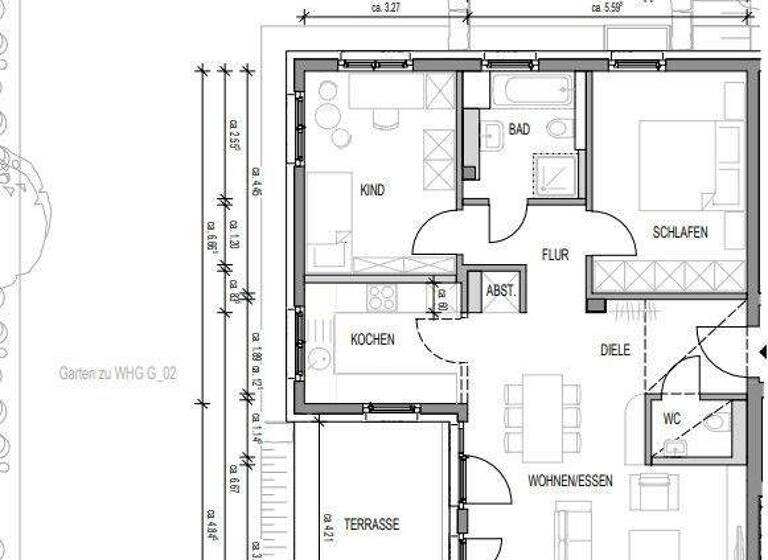 Wohnung zum Kauf 349.000 € 3,5 Zimmer 87 m² Scheuern Gernsbach 76593