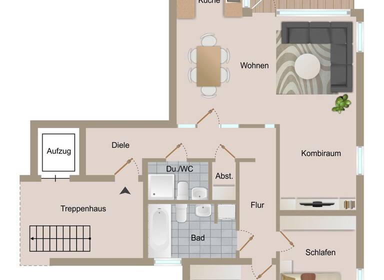 Wohnung zum Kauf 599.000 € 3 Zimmer 110 m² EG Anderten Hannover 30559