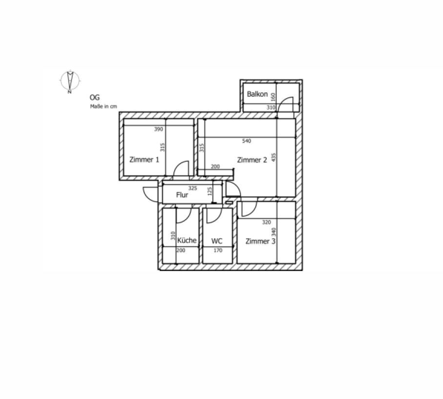 Wohnung zur Miete 448 € 3 Zimmer 66 m²<br/>Wohnfläche Velten 16727