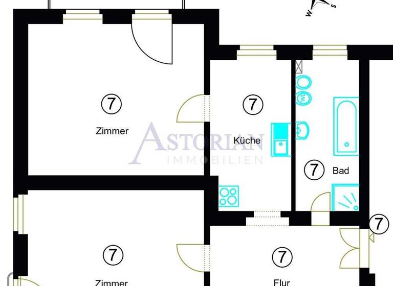 Wohnung zum Kauf provisionsfrei 259.800 € 2 Zimmer 74,1 m² 1. Geschoss Lichtenrade Berlin 12307